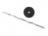 Adjustable Standard Curl Barbell Set 50lb - Black