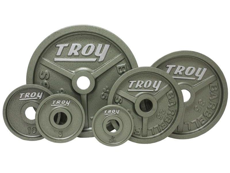 Troy Premium Calibrated Deep Dish Weight Plate Grey