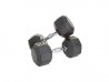 Troy VTX 3-25lb Rubber Dumbbell Set with Vertical Rack