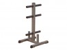 Body Solid Olympic Plate Tree and 2-Bar Rack, Commercial Grade