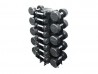 Troy 3-50lb Premium Rubber Dumbbell Set with Vertical Rack