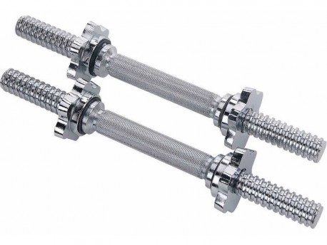 Standard Dumbbell Handles Pair w/ Threaded Ends