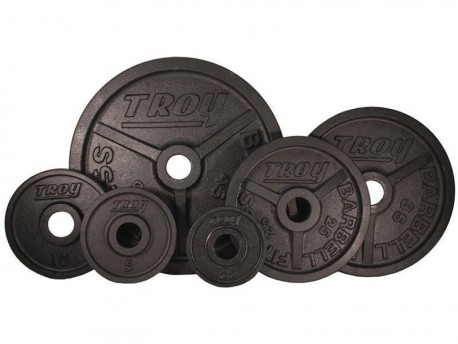 Troy 255 lb Olympic Premium Black Weight Set