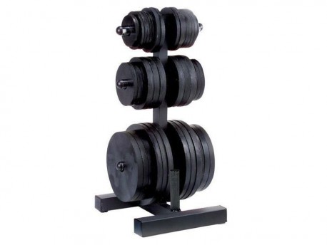 Body-Solid Olympic Weight Tree and Bar Rack, Commercial Grade