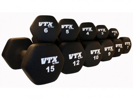 Troy VTX Neoprene Dumbbell Black