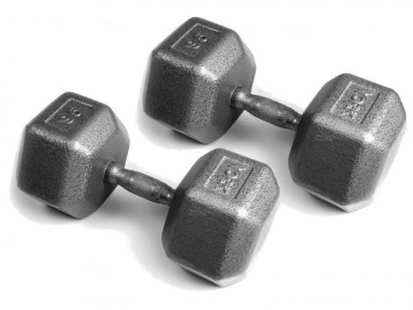 York Pro Contoured Hex Dumbbell