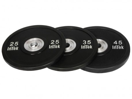 Intek Alpha Urethane Bumper Plate LB Black