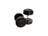 Troy Fixed Pro-Style Rubber Contoured Dumbbells