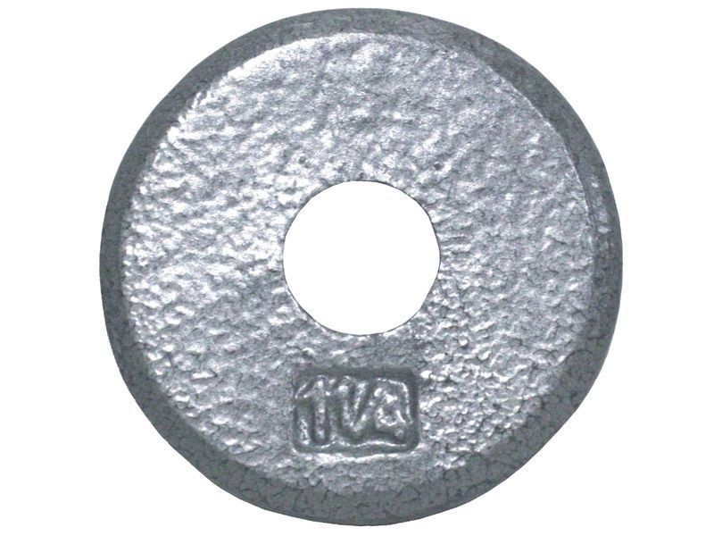 1â€³ Standard Flat Cast Iron Weight Plate 