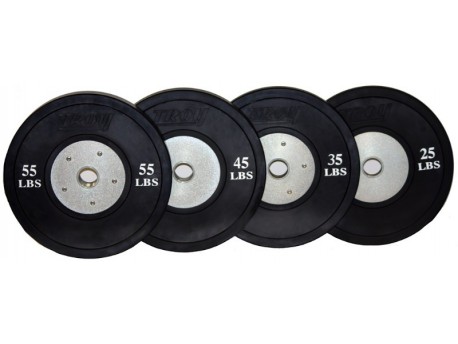 Troy Competition Bumper Plate LB Black