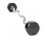 Troy Rubber Fixed Weight Curl Barbell