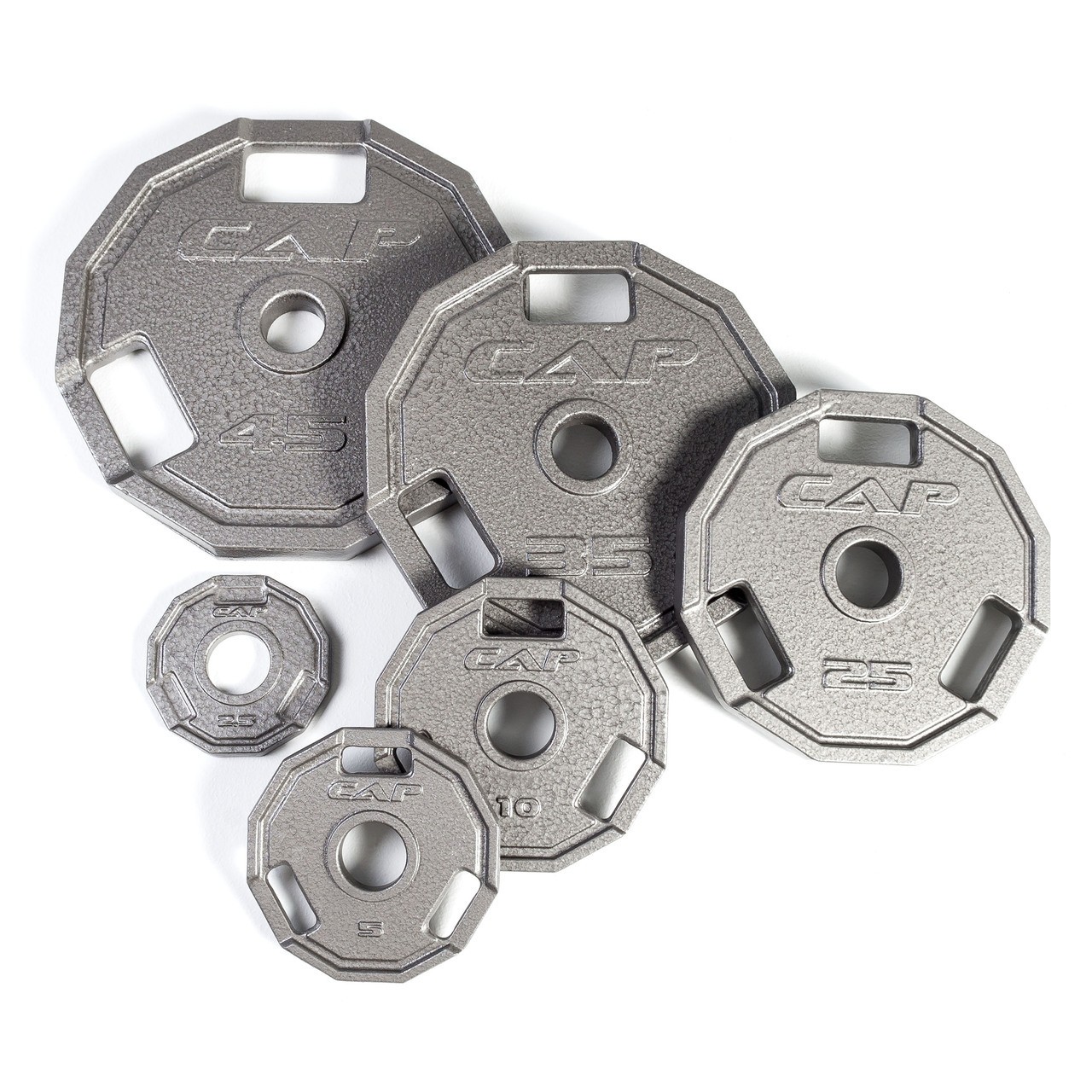 CAP 12Sided Grip Plate Adamant Barbell