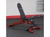 Body Solid Red Flat/Incline/Decline Bench