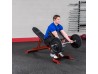 Body Solid Red Flat/Incline/Decline Bench