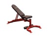 Body Solid Red Flat/Incline/Decline Bench