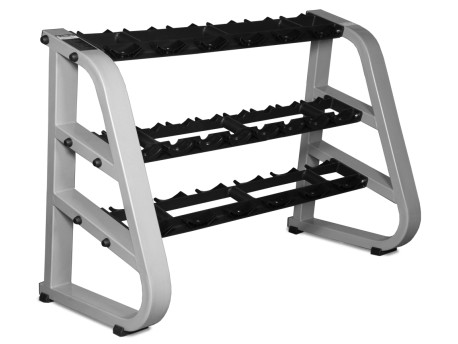 Intek 10-Pair 3-Tier Dumbbell Rack with Saddles