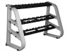 Intek 10-Pair 3-Tier Dumbbell Rack with Saddles