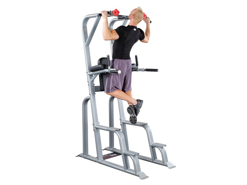 Body Solid Vertical Knee Raise and Dip and Pullup Adamant Barbell