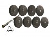 Economy Bumper Plates 260lb Set