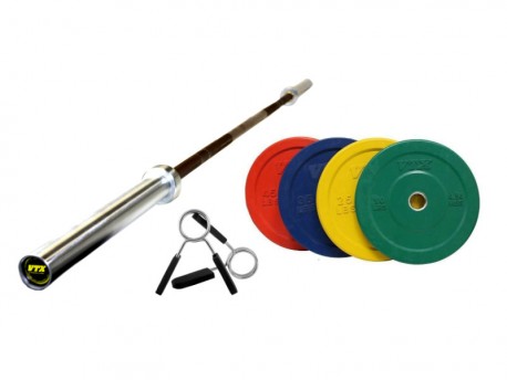 Economy Bumper Plates 260lb Set