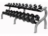 Troy Premium Rubber Dumbbell Set 5-50lb with Rack