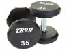 Troy Premium Urethane Dumbbell Set 5-50lb with Rack