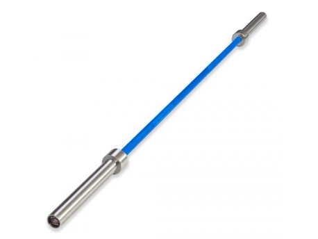 Blue shaft with bright zinc sleeves