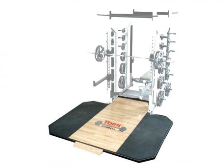 pictured with York STS Double Half Rack, not included