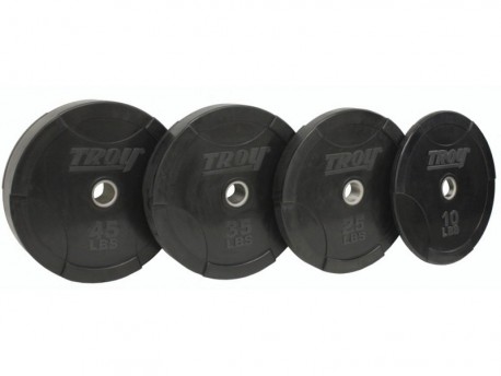 Troy VTX Black Rubber Bumper Plates