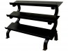 Troy VTX 5-75lb 3-Tier Flat Tray Horizontal Dumbbell Rack