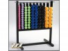 Lockable Aerobic Dumbbell Rack - Holds 43 Pairs